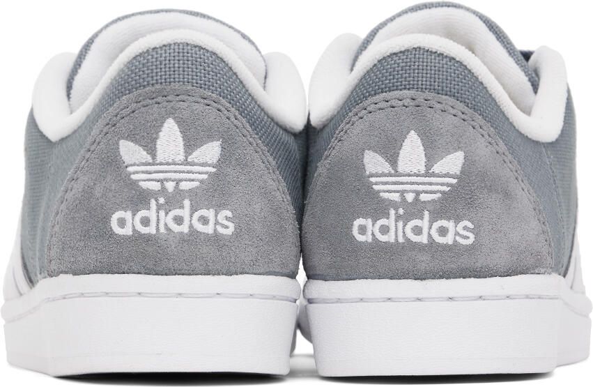 Adidas Originals Gray  White Superstar Supermodified Sneakers - Picture 5