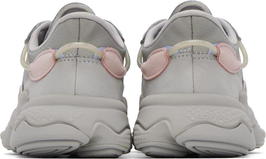 Adidas Originals Gray Ozweego Sneakers - Picture 5