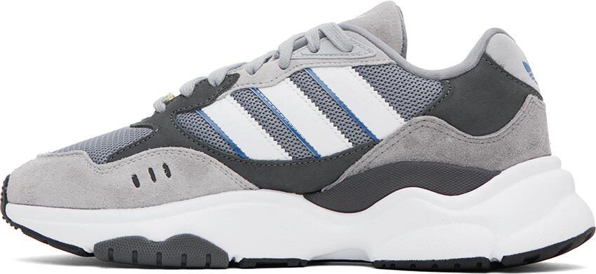 Adidas Originals Gray Retropy F90 Sneakers - Picture 3