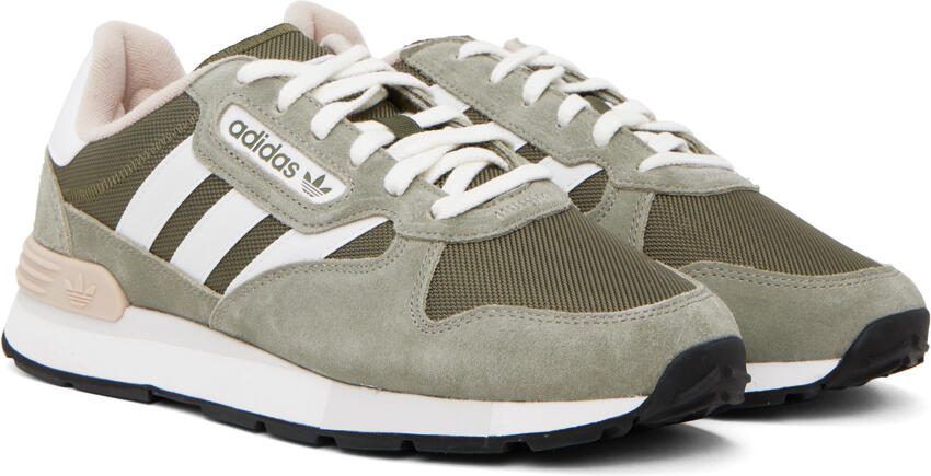 Adidas Originals Khaki Treziod 2 Sneakers - Picture 4