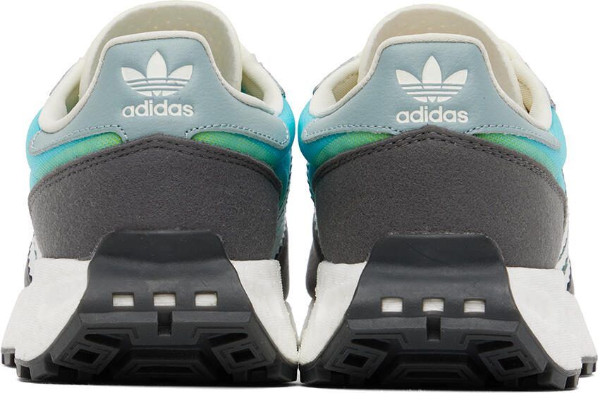 Adidas Originals Gray  Blue Retropy E5 Sneakers