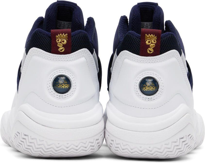 Adidas Originals Navy  White Top Ten 2000 Sneakers