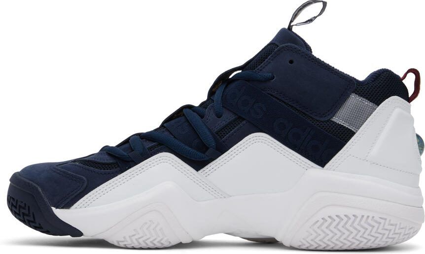 Adidas Originals Navy  White Top Ten 2000 Sneakers - Picture 3