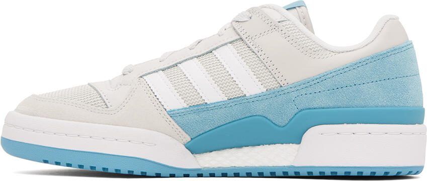 Adidas Originals Off-White  Blue Forum Low Sneakers - Picture 3