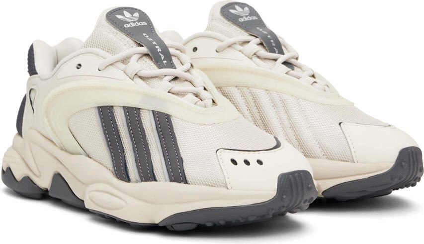Adidas Originals Off-White  Gray Oztral Sneakers - Picture 2