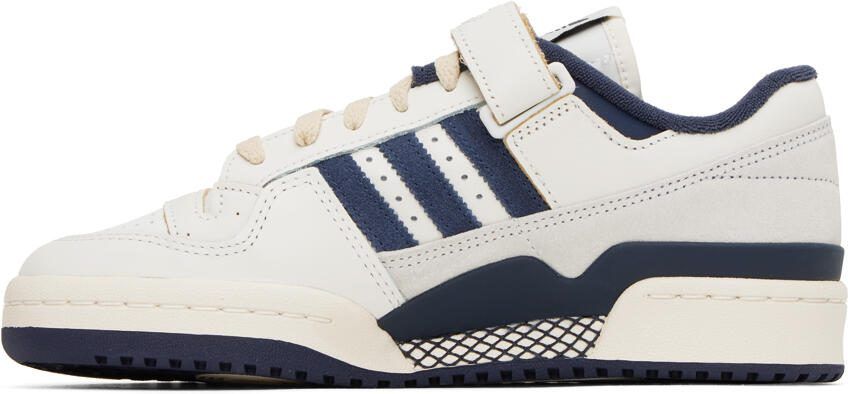 Adidas Originals Off-White  Navy Forum 84 Sneakers - Picture 3