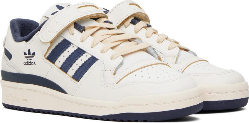 Adidas Originals Off-White  Navy Forum 84 Sneakers - Picture 2