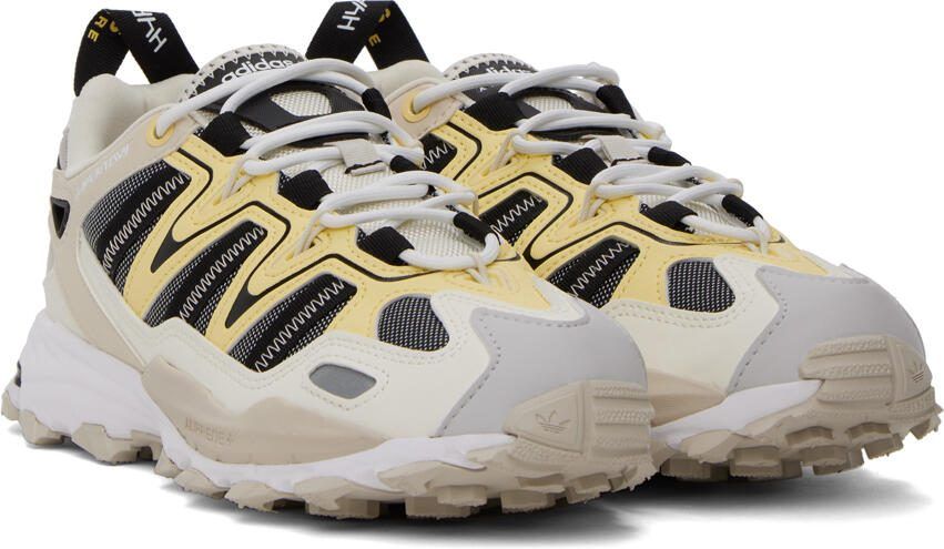 Adidas Originals Off-White  Yellow Hyperturf Sneakers - Picture 2