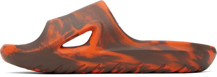 Adidas Originals Orange  Brown Adicane Slides - Picture 3