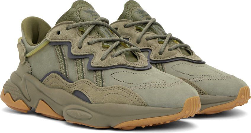 Adidas Originals Taupe Ozweego Sneakers - Picture 2