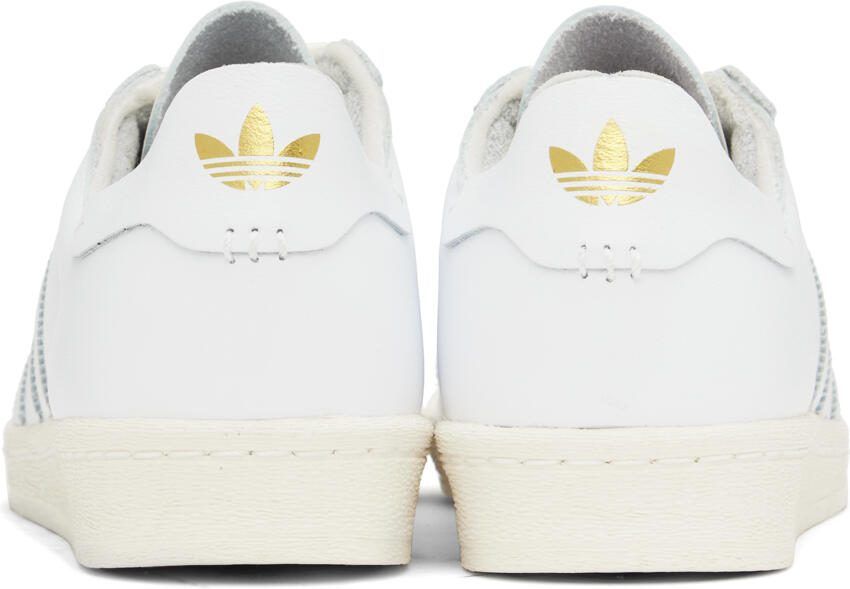 Adidas Originals White  Beige Superstar 82 Sneakers