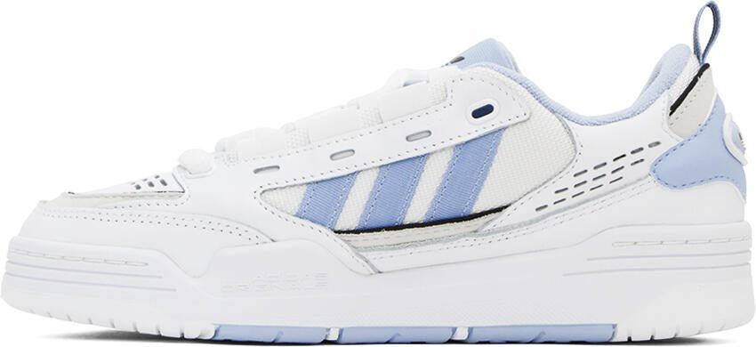 Adidas Originals White  Blue Adi2000 Sneakers - Picture 3