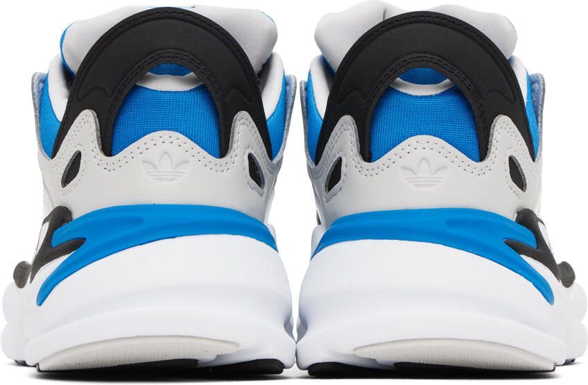 Adidas Originals White  Blue Ozmorph Sneakers
