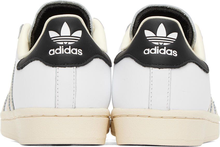 Adidas Originals White  Off-White Superstar Sneakers