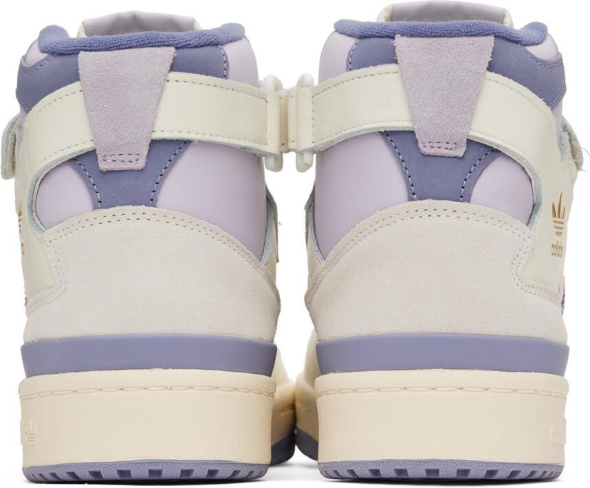 Adidas Originals White  Purple Forum 84 Sneakers