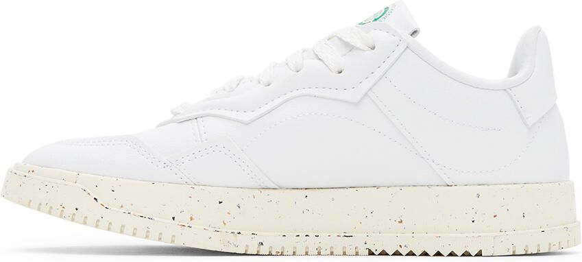 Adidas Originals White Clean Classics SC Premiere Sneakers - Picture 2