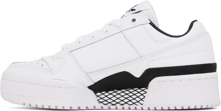 Adidas Originals White Forum Bold Sneakers - Picture 3