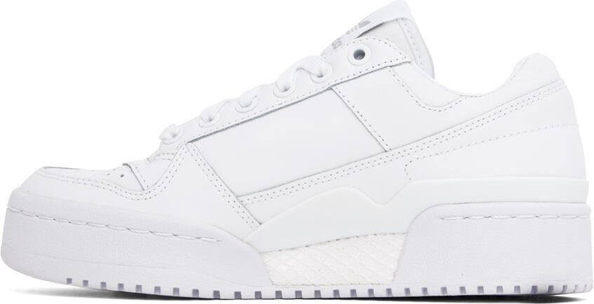 Adidas Originals White Forum Bold Sneakers - Picture 4