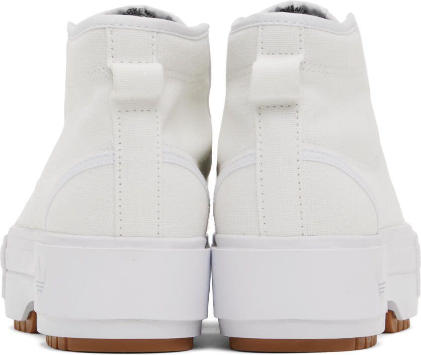 Adidas Originals White Nizza Trek Platform Sneakers