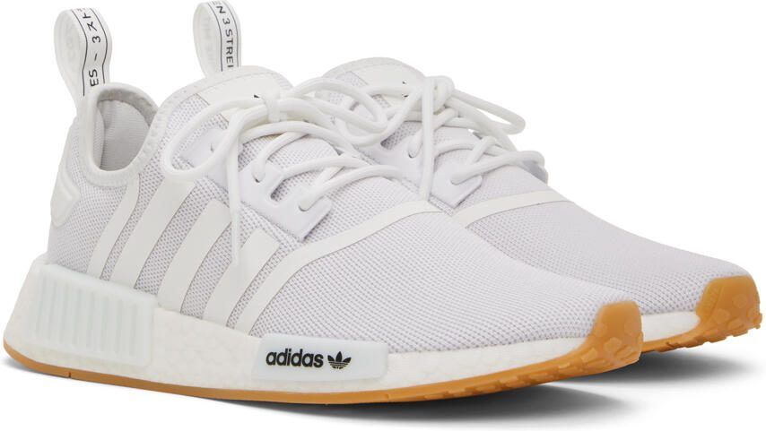 Adidas Originals White NMD_R1 Primeblue Sneakers - Picture 2