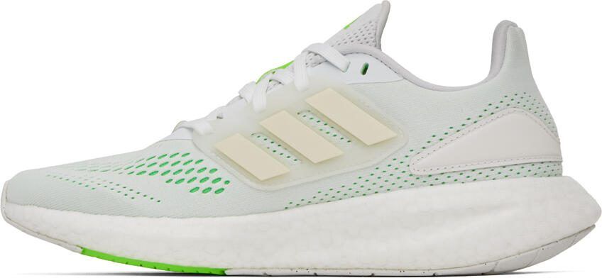 Adidas Originals White Pureboost 22 Sneakers - Picture 3