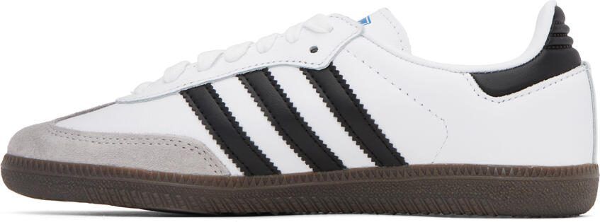 Adidas Originals White Samba OG Sneakers - Picture 3