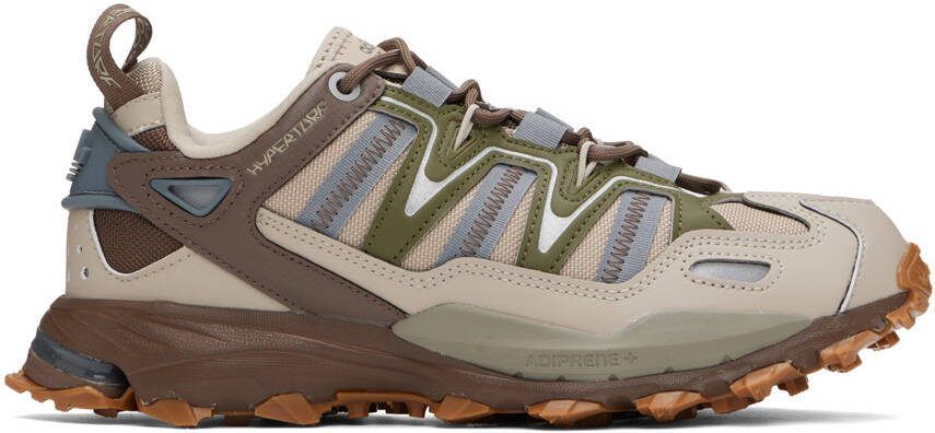 Adidas Originals Beige  Brown Hyperturf Sneakers - Picture 5