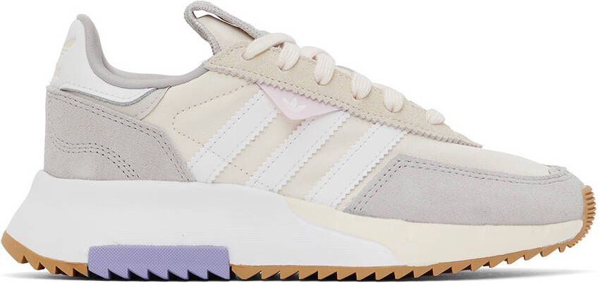 Adidas Originals Beige  Gray Retropy F2 Sneakers - Picture 5