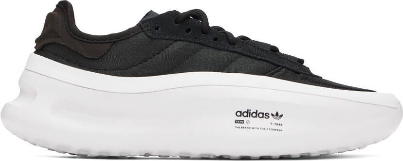 Adidas Originals Black  Red Ozmorph Sneakers - Picture 5