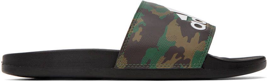 Adidas Originals Black Adilette Comfort Slides