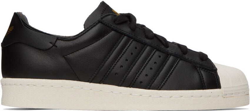 Adidas Originals White  Beige Superstar 82 Sneakers - Picture 7
