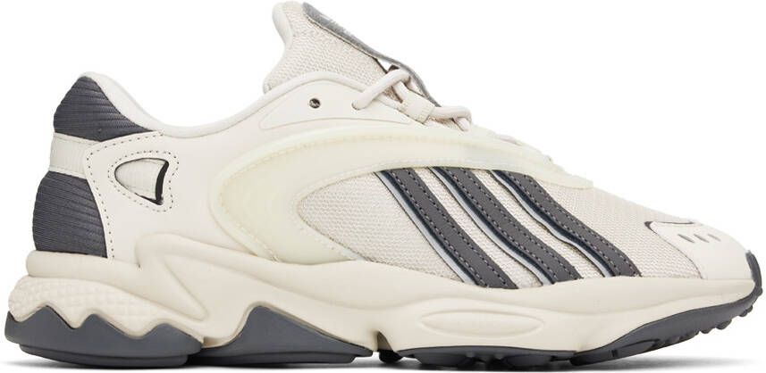 Adidas Originals Off-White  Gray Oztral Sneakers - Picture 5