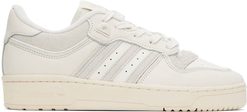 Adidas Originals Off-White  Gray Rivalry 86 Sneakers - Picture 5