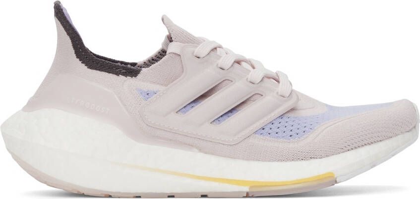 Adidas Originals Pink  Purple Ultraboost 21 Sneakers - Picture 5