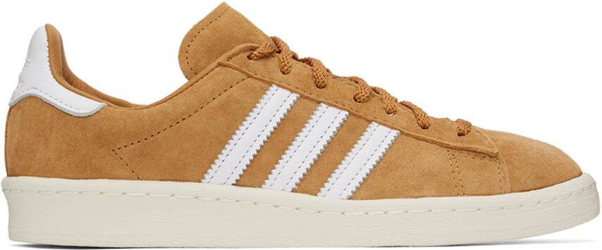 Adidas Originals Tan Campus 80s Sneakers - Picture 5