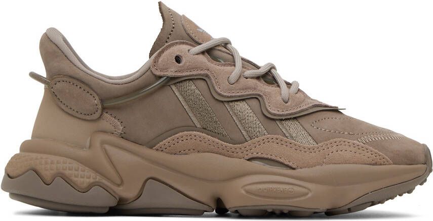 Adidas Originals Taupe Ozweego Sneakers - Picture 5