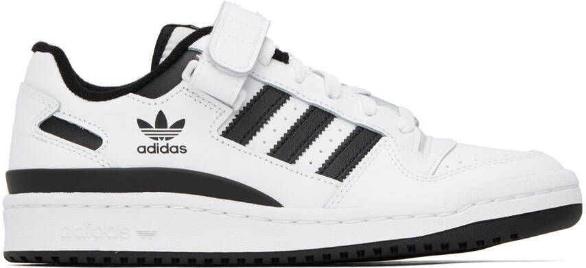Adidas Originals White  Black Forum Sneakers