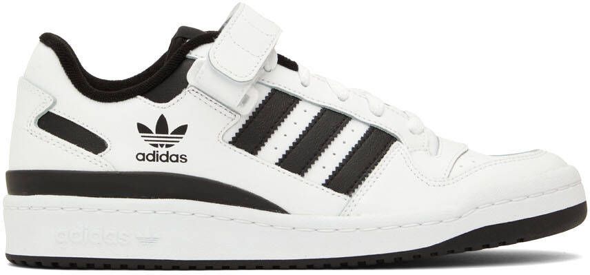 Adidas Originals White  Black Forum Sneakers - Picture 2