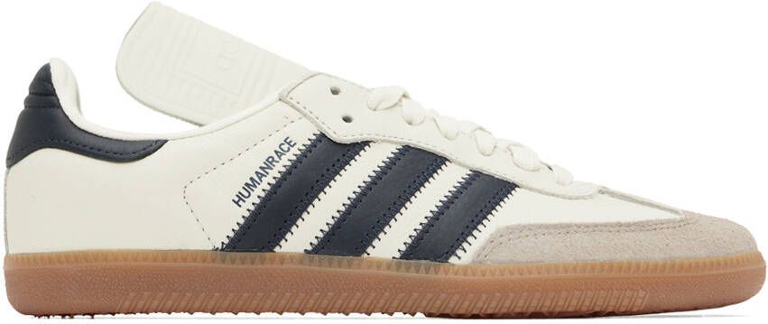 Adidas x Humanrace by Pharrell Williams Off-White  Gray Humanrace Samba Sneakers - Picture 4