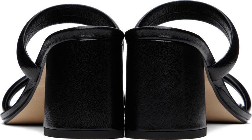 Aeyde Black Barbara Heeled Sandals