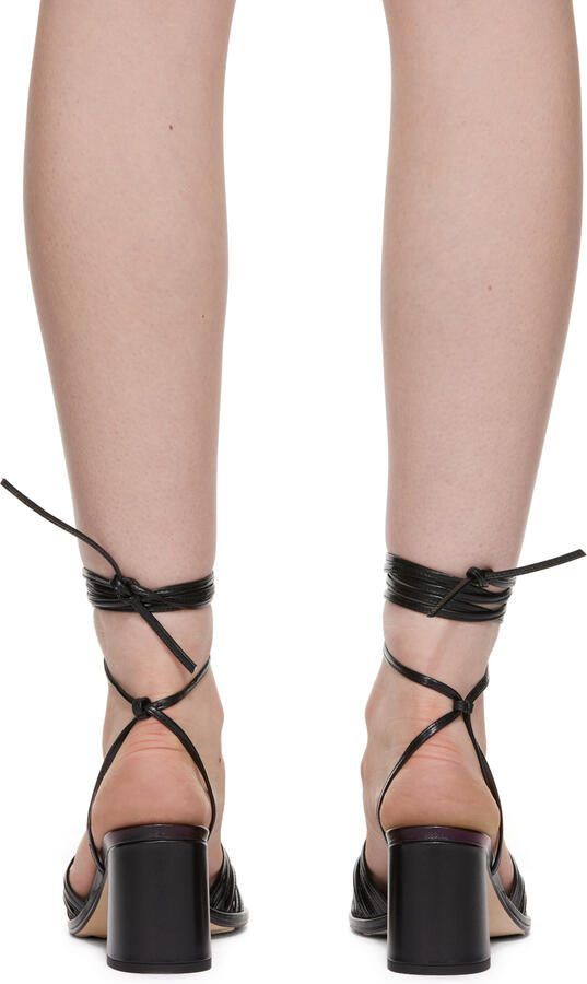 Aeyde Black Natania Heeled Sandals - Picture 2