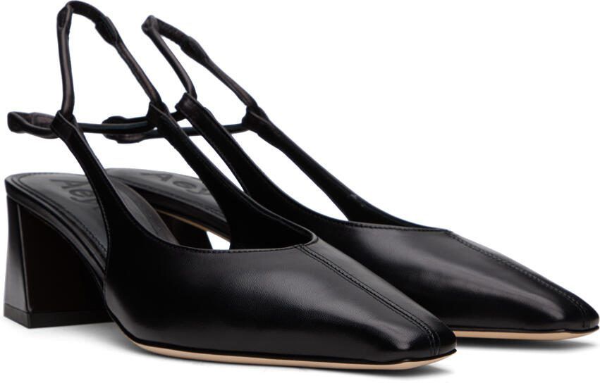 Aeyde Black Polly Heels - Picture 2