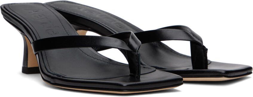 Aeyde Black Wilma Heeled Sandals - Picture 2