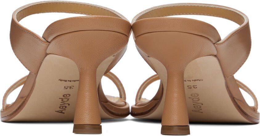 Aeyde Brown Maru Heeled Sandals