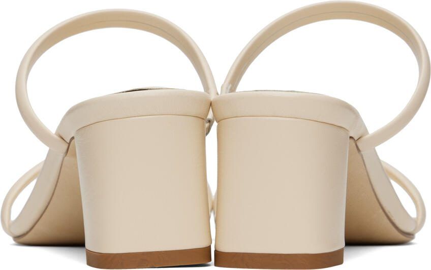 Aeyde Off-White Anni Heeled Sandals