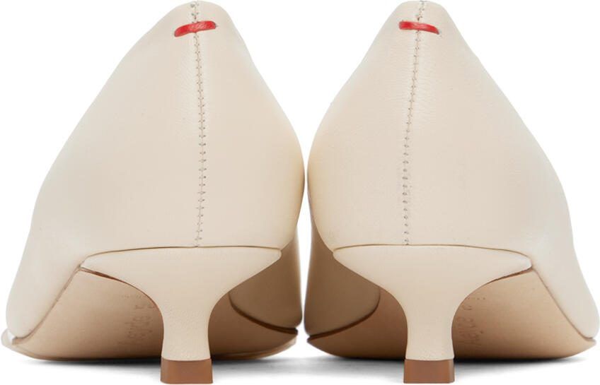 Aeyde Off-White Clara Heels
