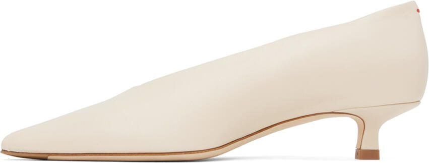 Aeyde Off-White Clara Heels - Picture 3