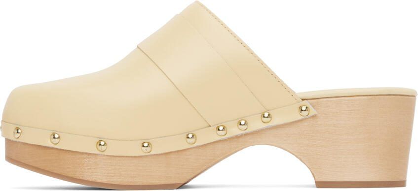 Aeyde Yellow Bibi Clogs - Picture 3