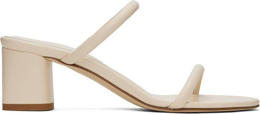 Aeyde Off-White Anni Heeled Sandals - Picture 5
