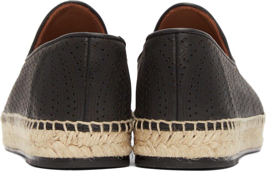ALAÏA Black Micro Vienne Vague Openwork Espadrilles - Picture 2